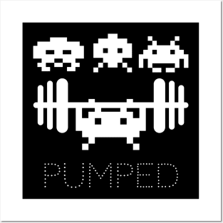 Pumped Space Invaders Posters and Art